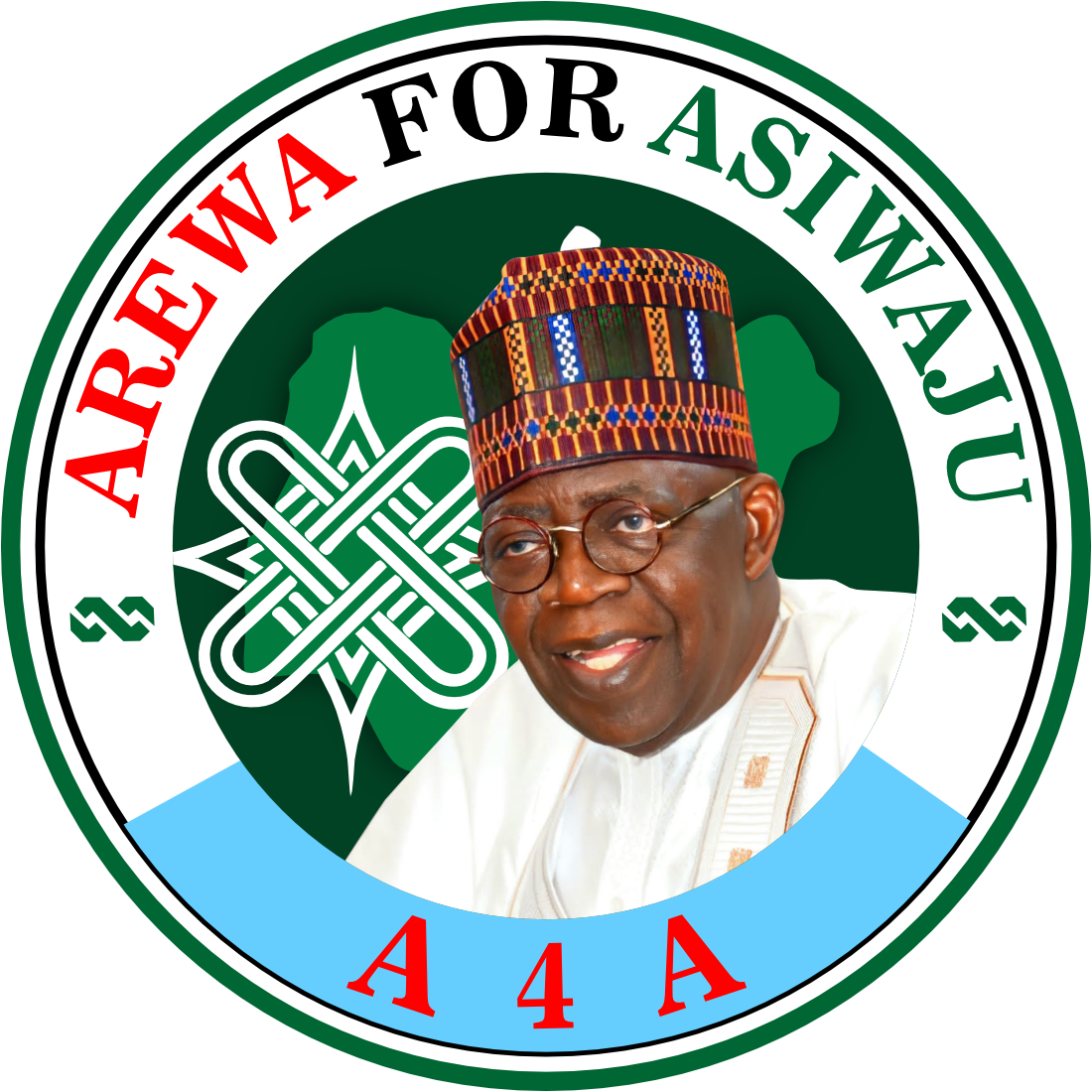 Arewa for Asiwaju A4A logo